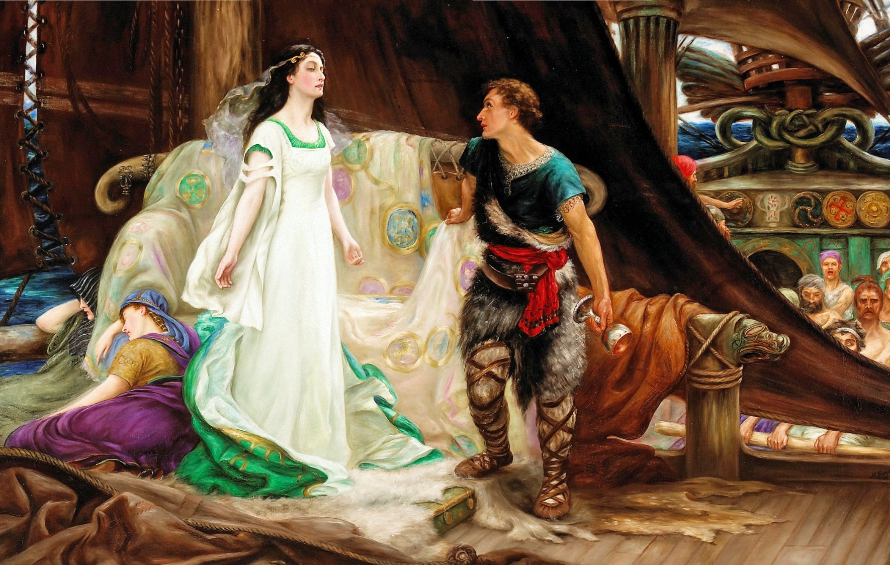 Tristan And Isolde by Herbert James Draper